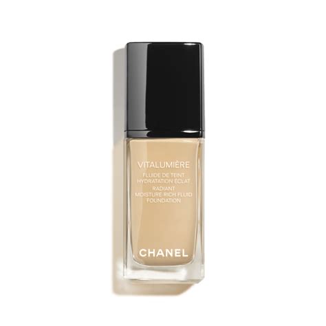 chanel vitalumière radiant moisture-rich fluid foundation|chanel vitalumiere.